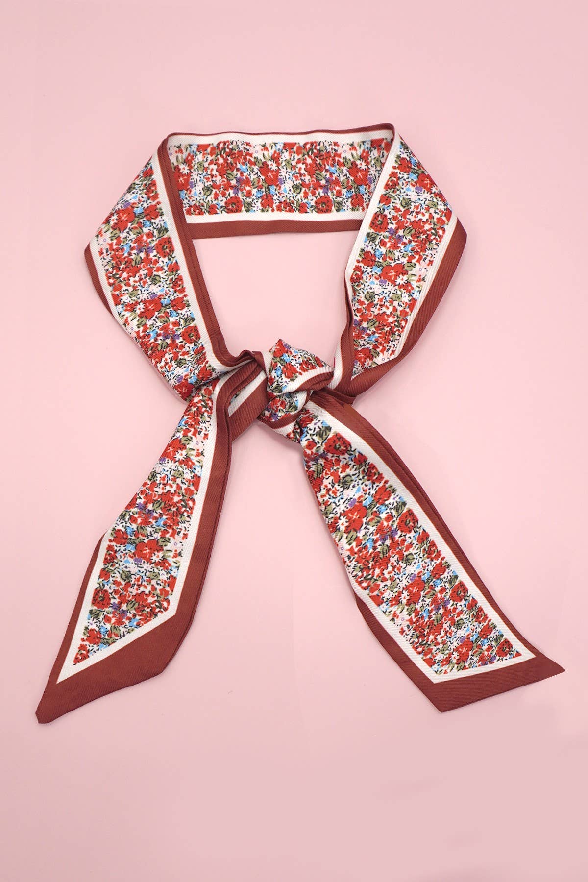 SOFT SILKY SKINNY TWILLY SCARF NECKLACE WRAP