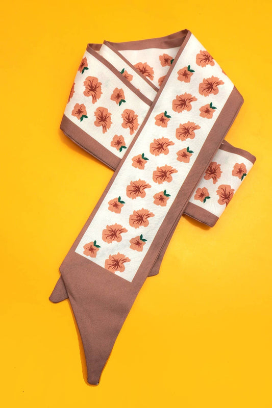 SILKY SKINNY TWILLY SCARF NECKLACE WRAP