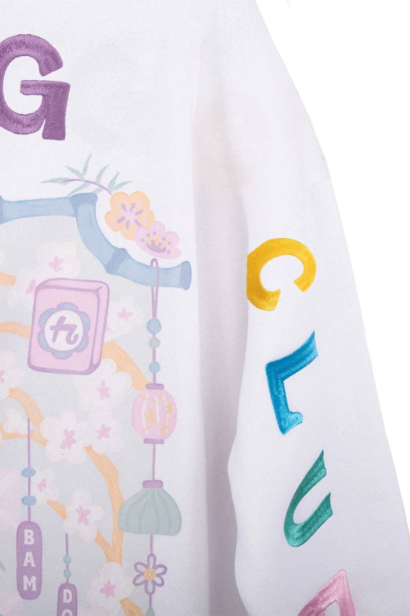Mahjong Club Mockneck Sweatshirt