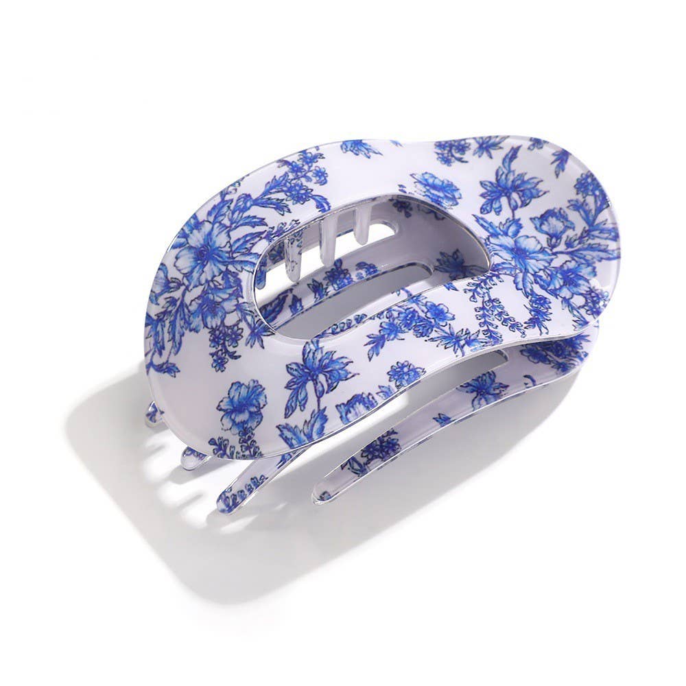 Jumbo Oval Hair Claw Clips