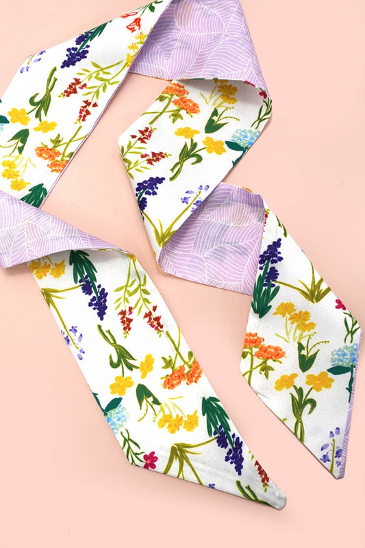 SOFT SILKY SKINNY TWILLY SCARF NECKLACE