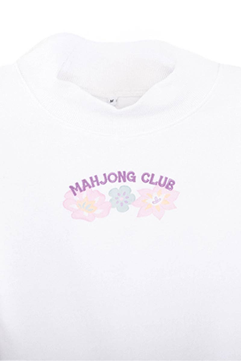 Mahjong Club Mockneck Sweatshirt