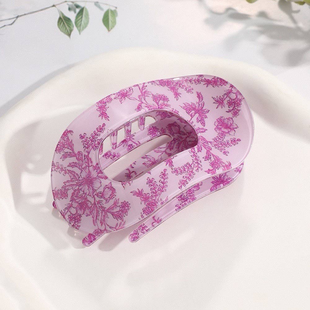 Jumbo Oval Hair Claw Clips