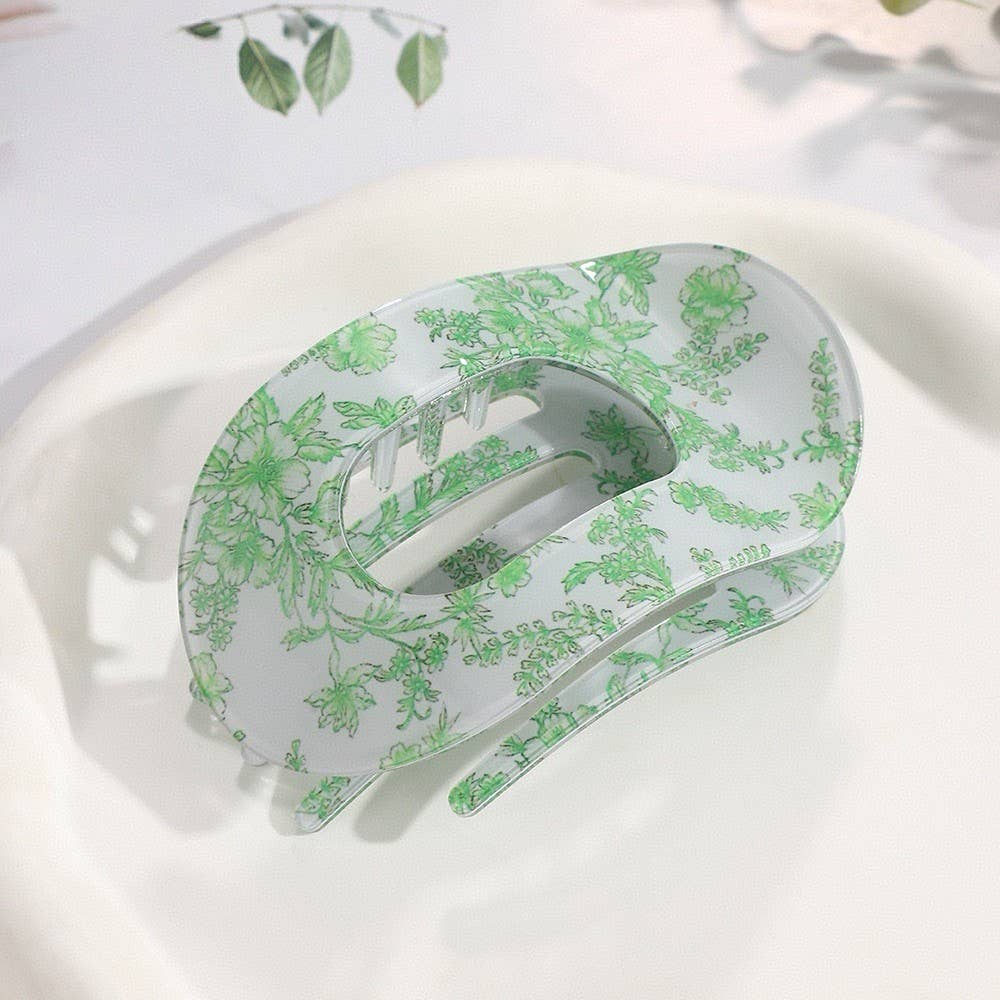 Jumbo Oval Hair Claw Clips