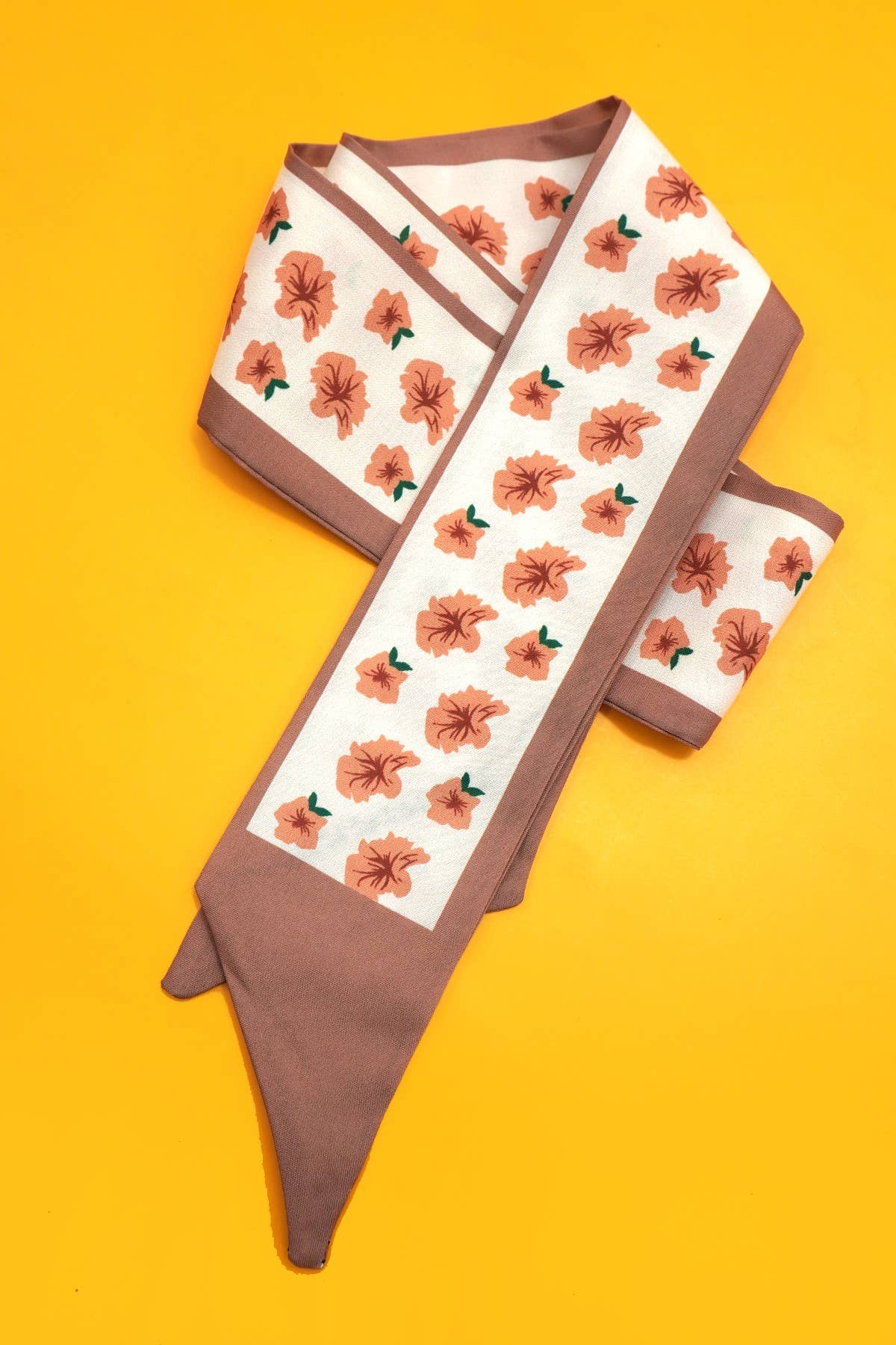 SILKY SKINNY TWILLY SCARF NECKLACE WRAP