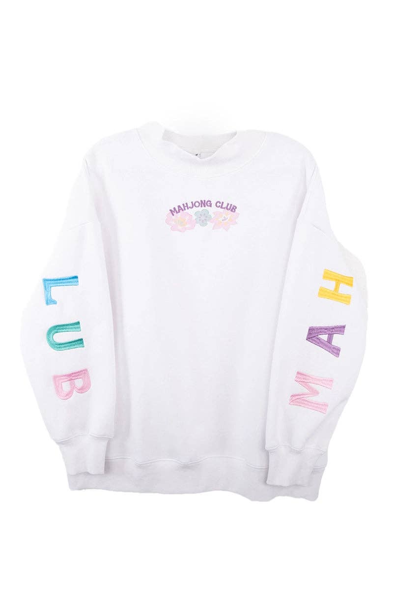 Mahjong Club Mockneck Sweatshirt